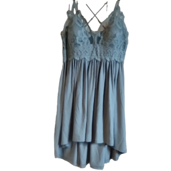 Crochet Lace High Low Cami Top Size Large - Picture 3 of 11